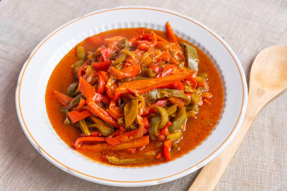 piperade with Espelette peppers