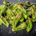 Padron Peppers: Spanish Frying Pepper That's Hot - Or Not 6 blistered padron pepper