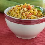Corn maque choux: Cajun Corn & Pepper Side Dish 5 corn maque choux