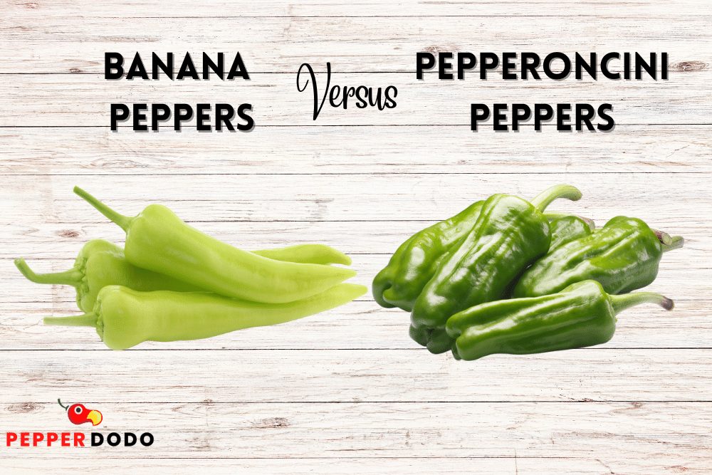 Banana pepper versus pepperoncini. 